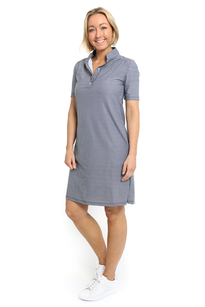 Brittany Golf Dress in Midnight