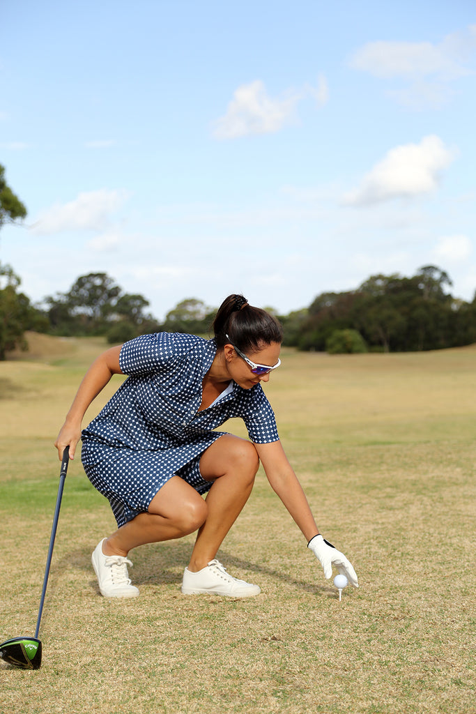 Brittany Golf Dress in Ink