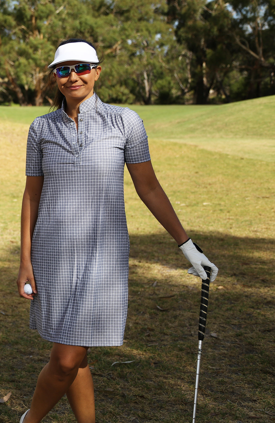 Brittany Golf Dress in Koala Grey – Swingactive